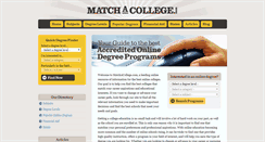 Desktop Screenshot of matchacollege.com